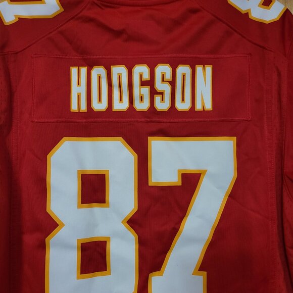 Kansas City Chiefs Jersey Adult SMALL #87 HODGSON Nike on Field RED NFL AFC C4 - Picture 8 of 9